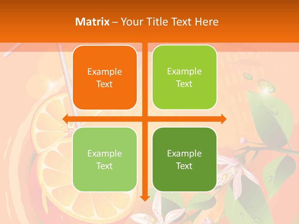 Tropical Organic Tropic PowerPoint Template