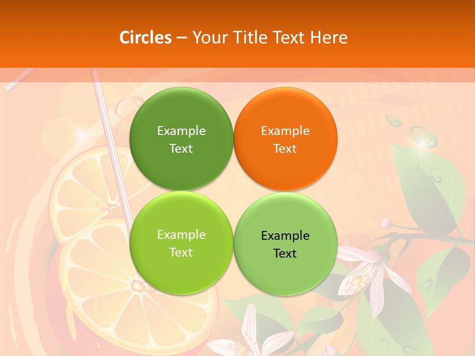 Tropical Organic Tropic PowerPoint Template