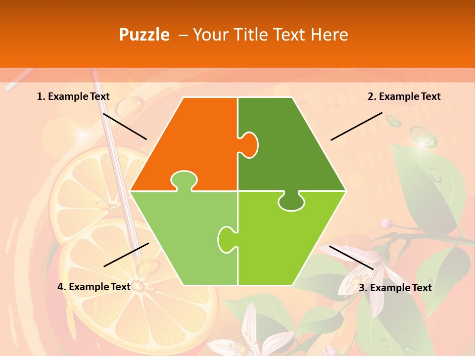 Tropical Organic Tropic PowerPoint Template