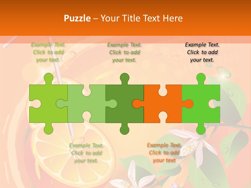 Tropical Organic Tropic PowerPoint Template