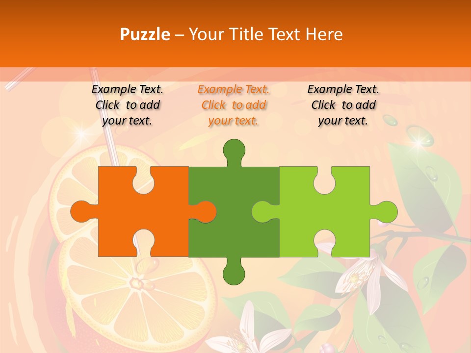 Tropical Organic Tropic PowerPoint Template