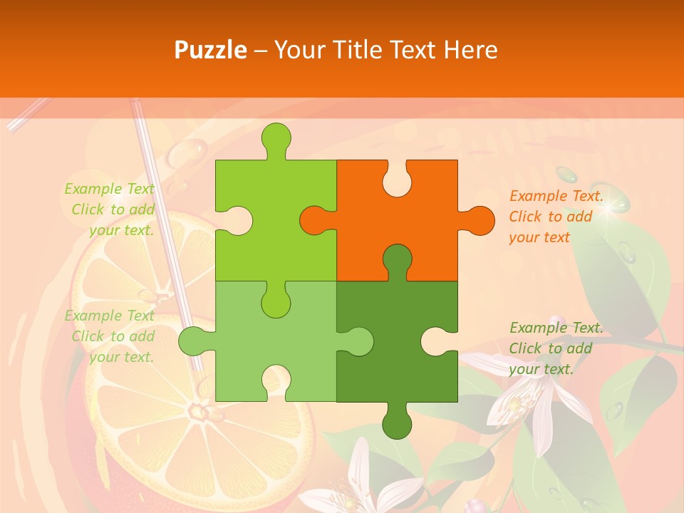 Tropical Organic Tropic PowerPoint Template