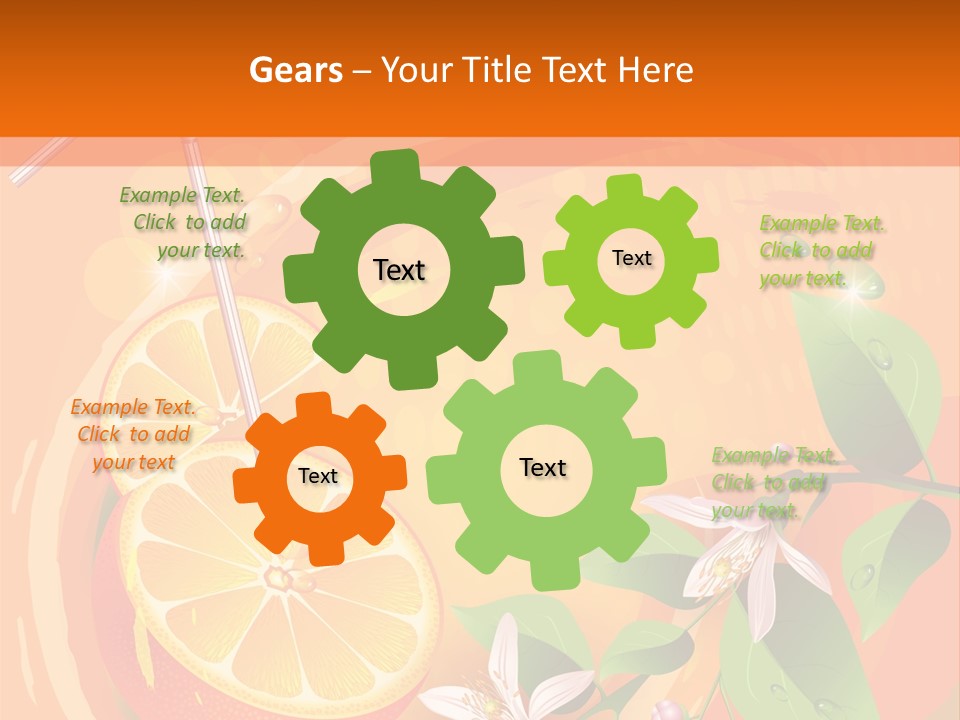 Tropical Organic Tropic PowerPoint Template