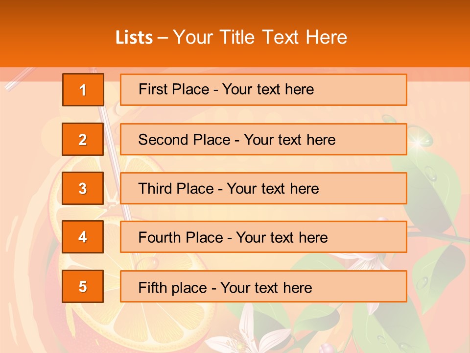 Tropical Organic Tropic PowerPoint Template