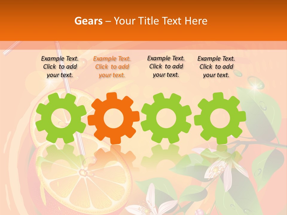 Tropical Organic Tropic PowerPoint Template