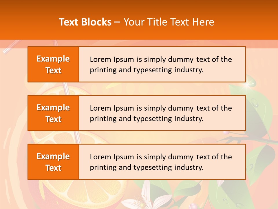 Tropical Organic Tropic PowerPoint Template