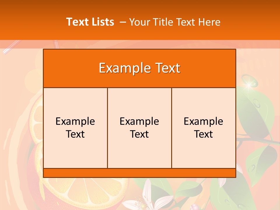 Tropical Organic Tropic PowerPoint Template