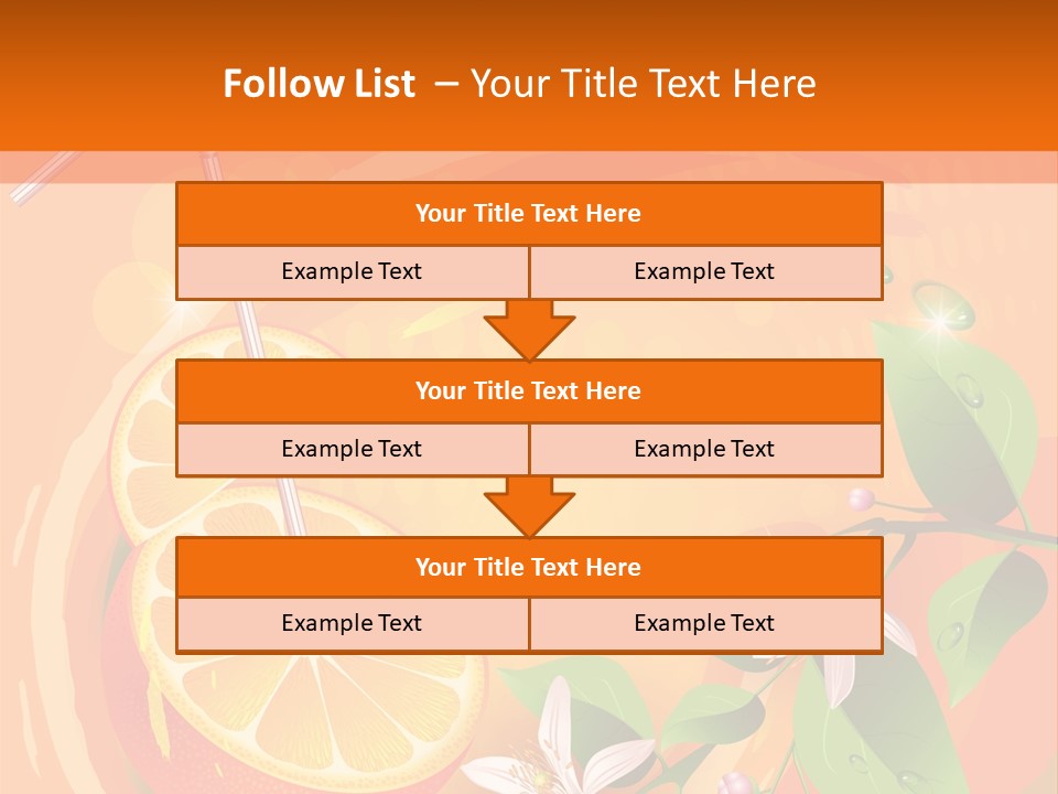 Tropical Organic Tropic PowerPoint Template