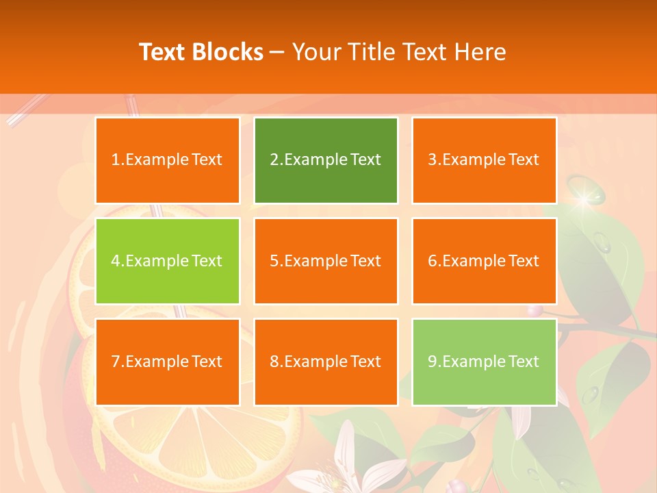 Tropical Organic Tropic PowerPoint Template