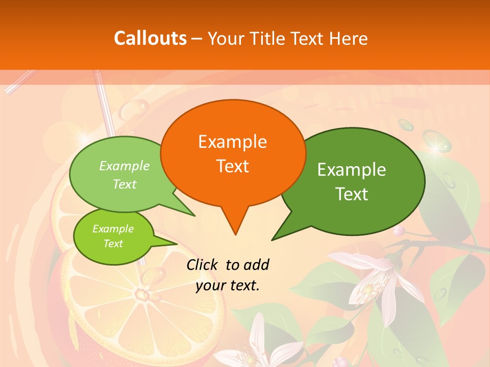 Tropical Organic Tropic PowerPoint Template