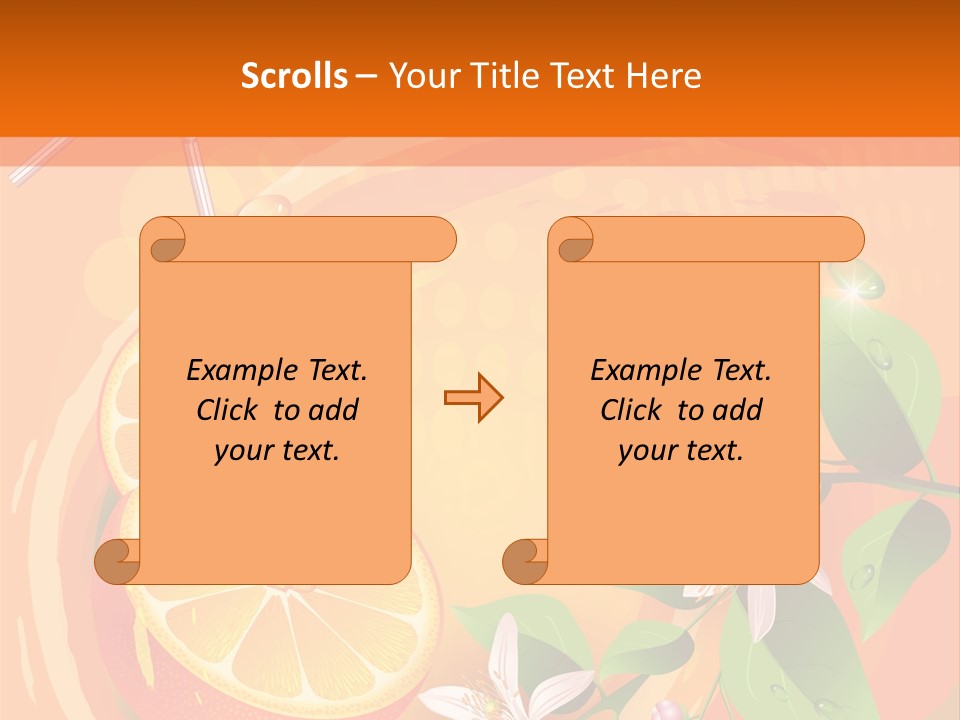Tropical Organic Tropic PowerPoint Template