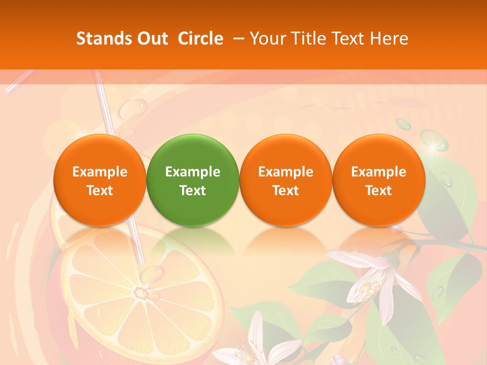 Tropical Organic Tropic PowerPoint Template