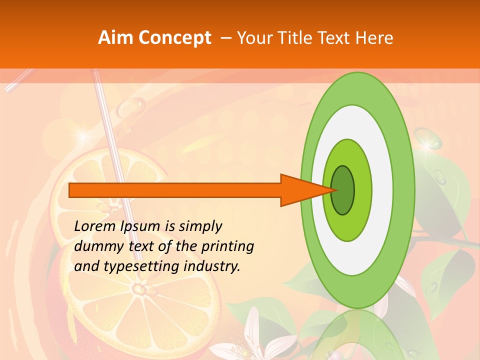 Tropical Organic Tropic PowerPoint Template