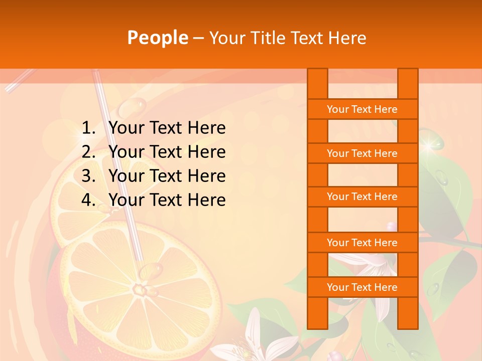 Tropical Organic Tropic PowerPoint Template