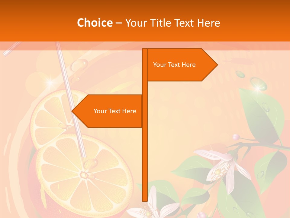 Tropical Organic Tropic PowerPoint Template