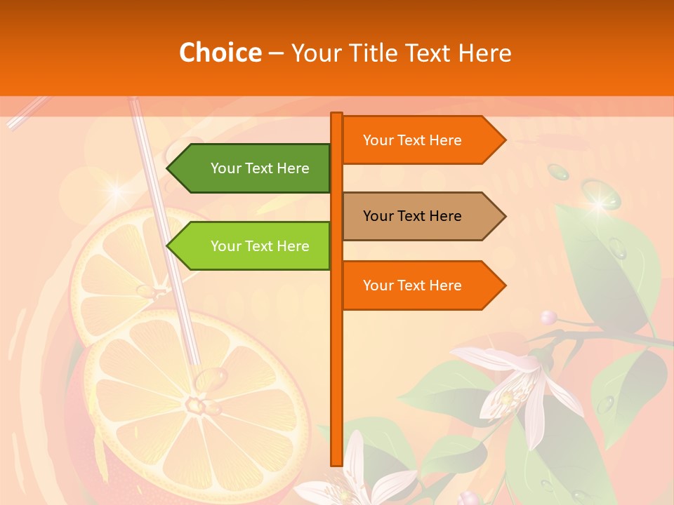 Tropical Organic Tropic PowerPoint Template