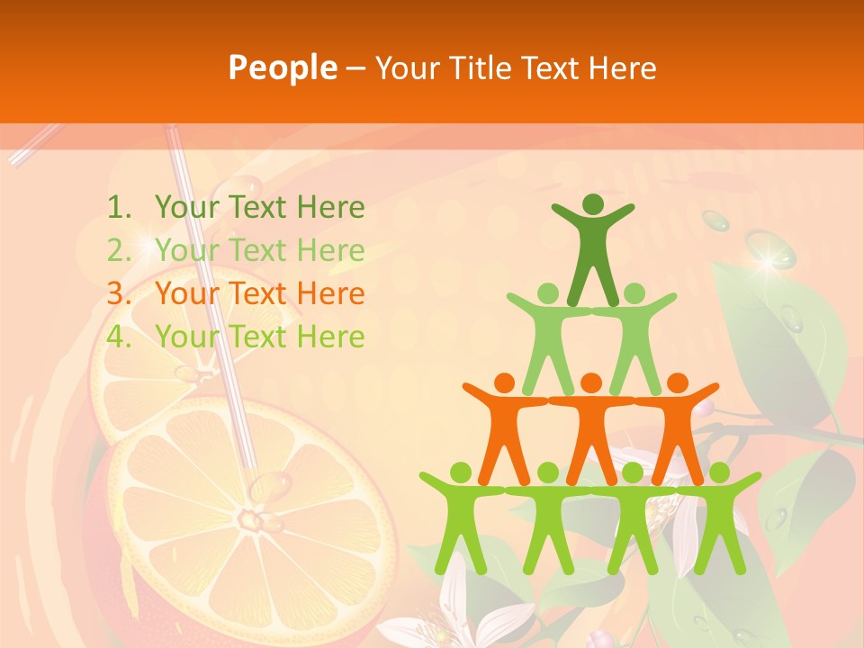 Tropical Organic Tropic PowerPoint Template