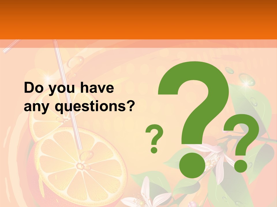 Tropical Organic Tropic PowerPoint Template