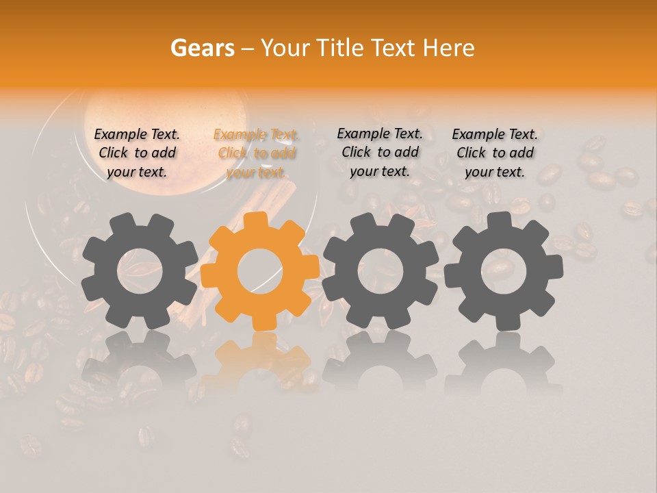 Closeup Bistro Plaisir PowerPoint Template