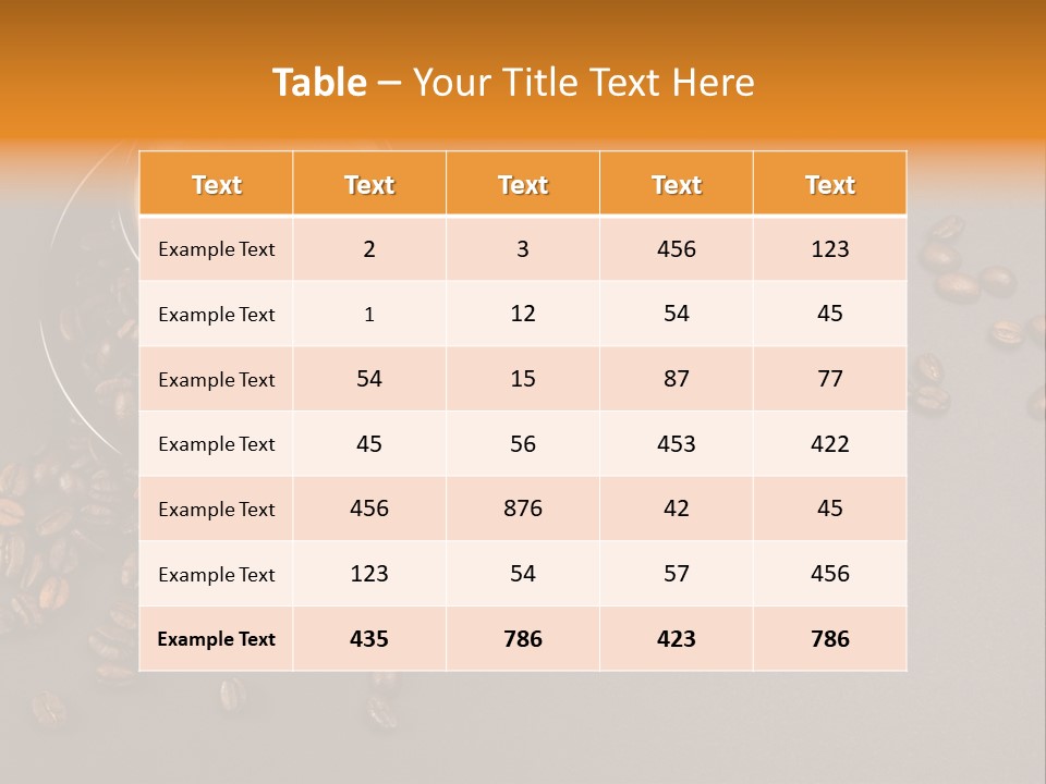 Closeup Bistro Plaisir PowerPoint Template