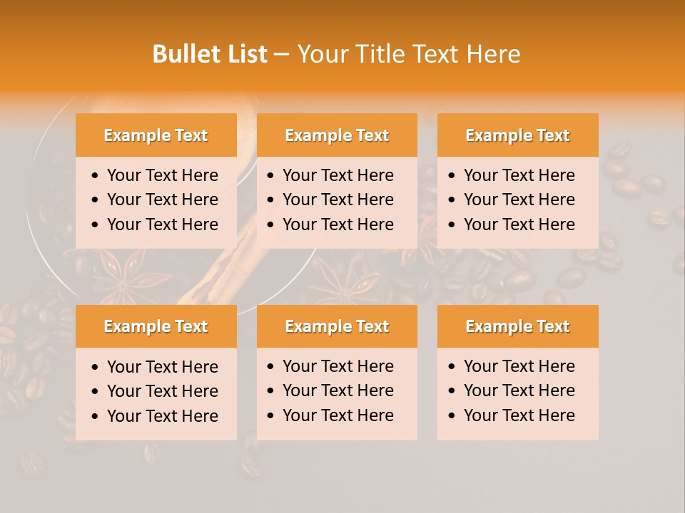 Closeup Bistro Plaisir PowerPoint Template