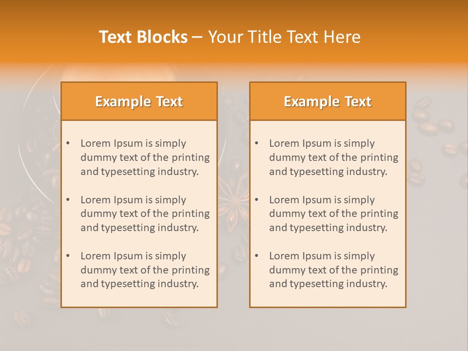 Closeup Bistro Plaisir PowerPoint Template