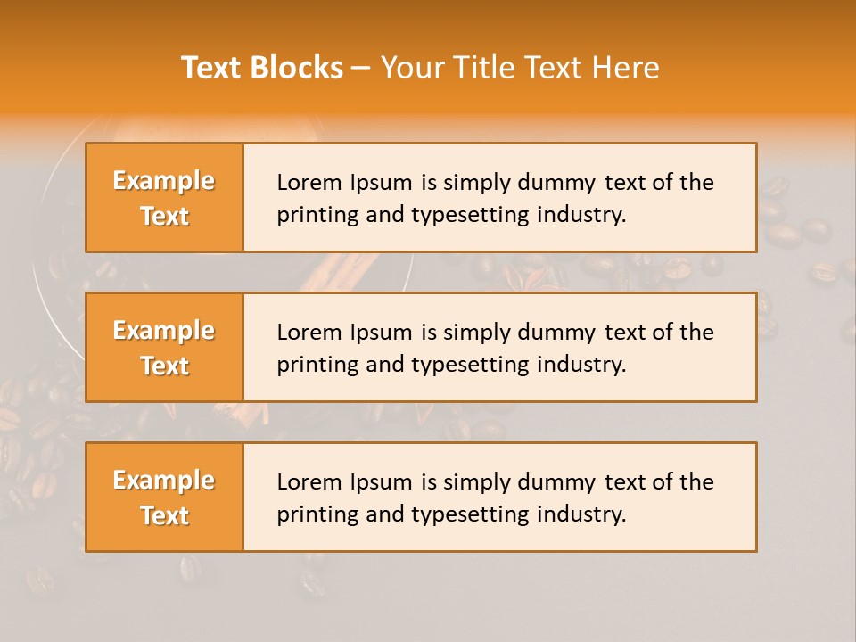 Closeup Bistro Plaisir PowerPoint Template