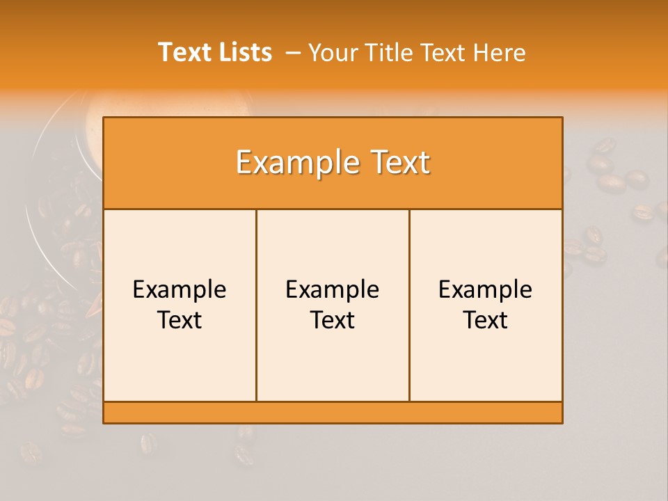 Closeup Bistro Plaisir PowerPoint Template