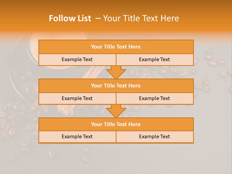 Closeup Bistro Plaisir PowerPoint Template