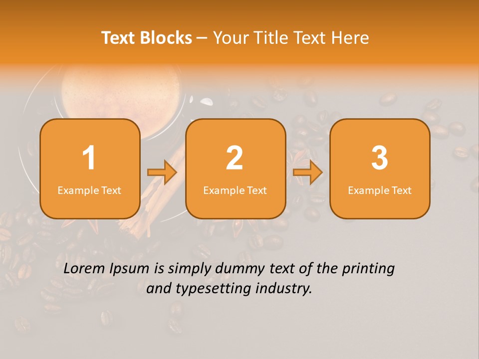 Closeup Bistro Plaisir PowerPoint Template