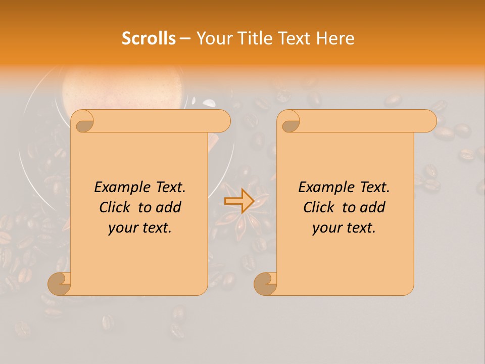 Closeup Bistro Plaisir PowerPoint Template