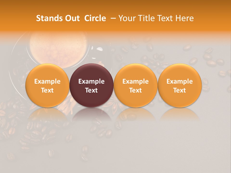 Closeup Bistro Plaisir PowerPoint Template