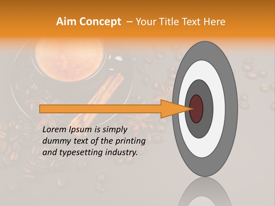 Closeup Bistro Plaisir PowerPoint Template