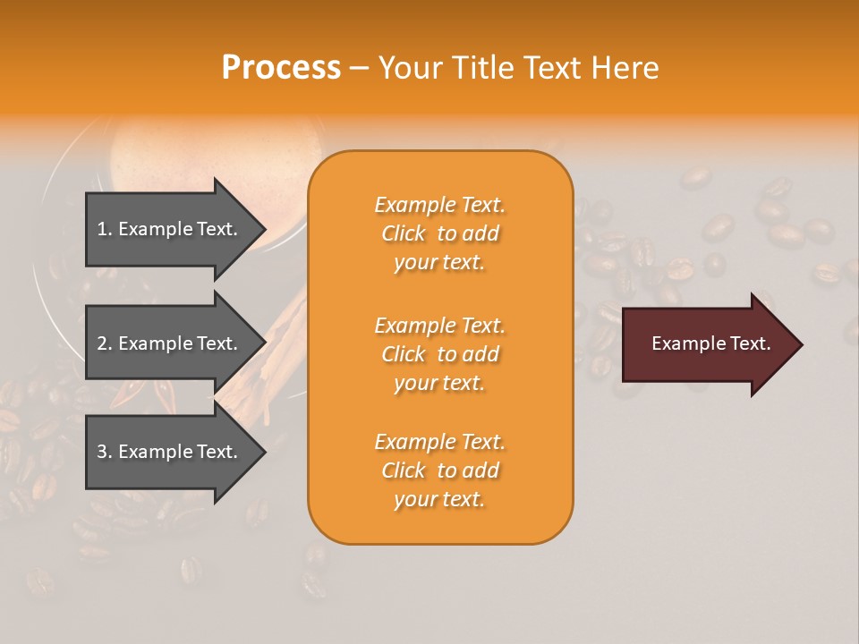 Closeup Bistro Plaisir PowerPoint Template