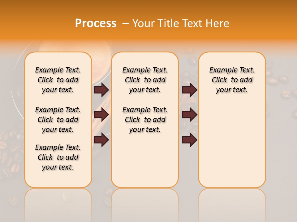Closeup Bistro Plaisir PowerPoint Template