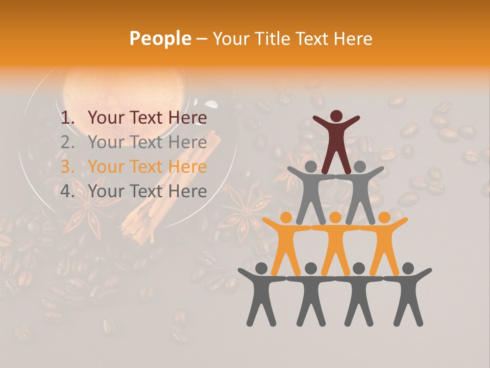 Closeup Bistro Plaisir PowerPoint Template