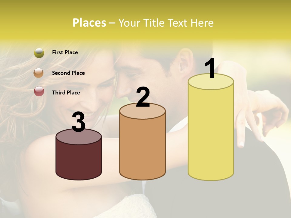 Young Close Wedding PowerPoint Template