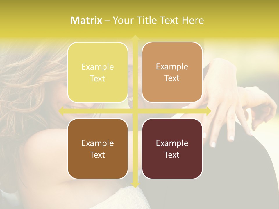 Young Close Wedding PowerPoint Template