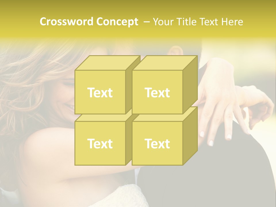 Young Close Wedding PowerPoint Template