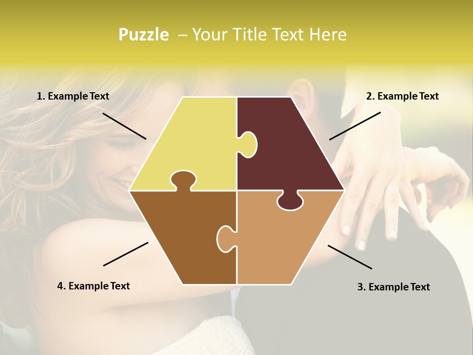 Young Close Wedding PowerPoint Template