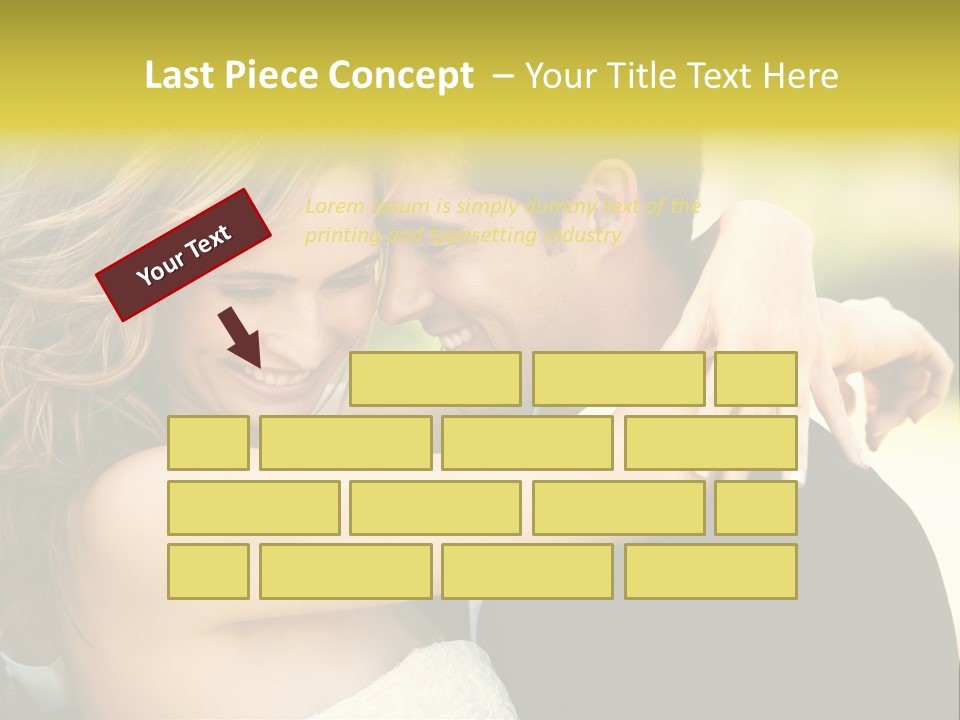 Young Close Wedding PowerPoint Template