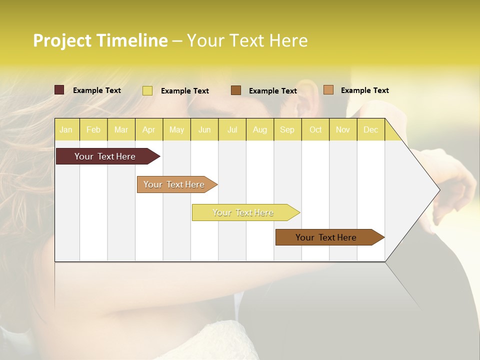 Young Close Wedding PowerPoint Template
