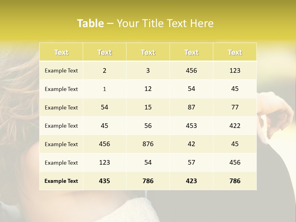 Young Close Wedding PowerPoint Template