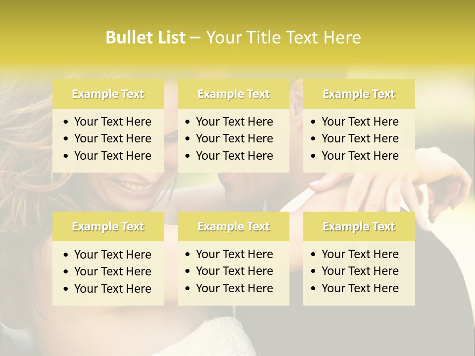 Young Close Wedding PowerPoint Template