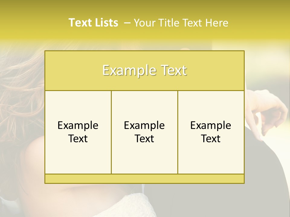 Young Close Wedding PowerPoint Template