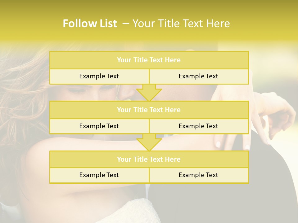 Young Close Wedding PowerPoint Template