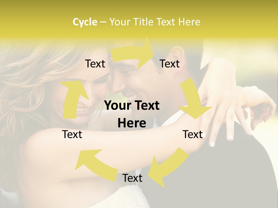 Young Close Wedding PowerPoint Template