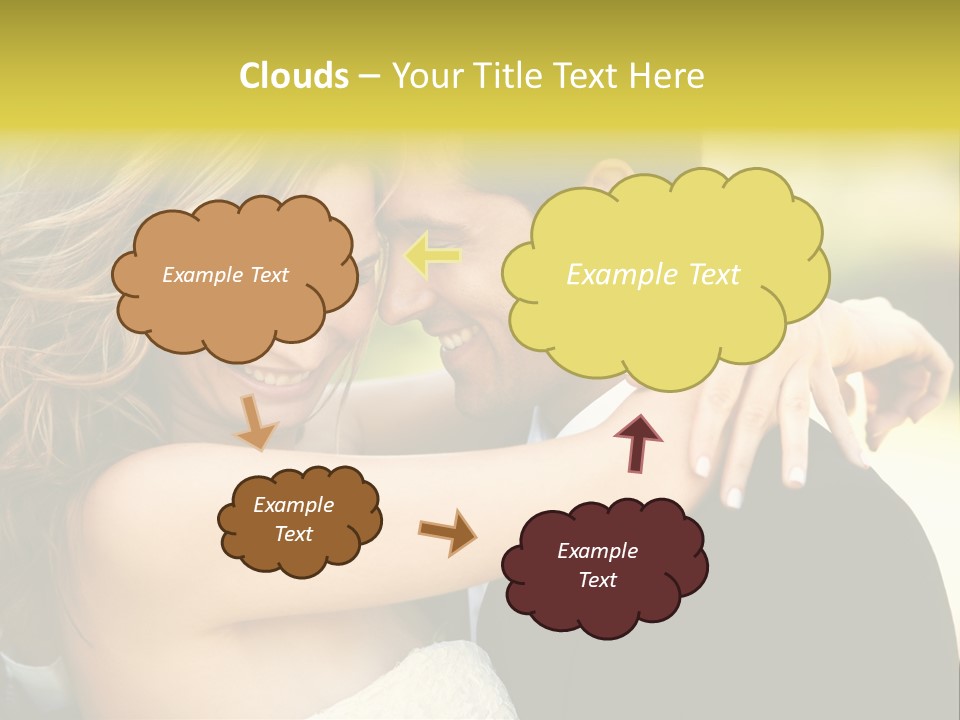 Young Close Wedding PowerPoint Template