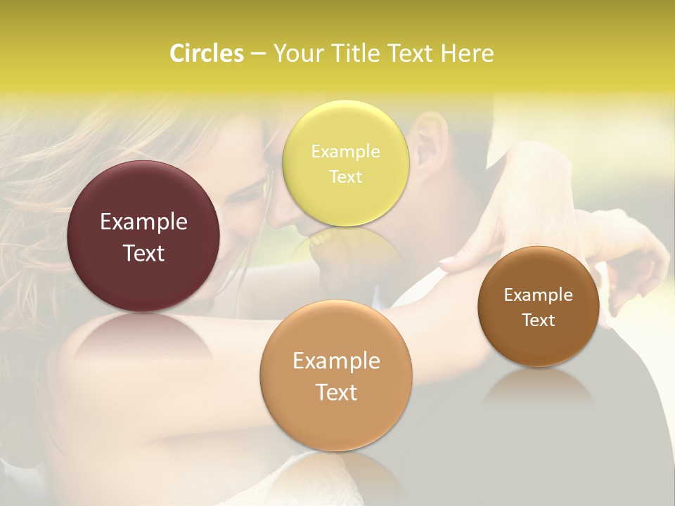 Young Close Wedding PowerPoint Template