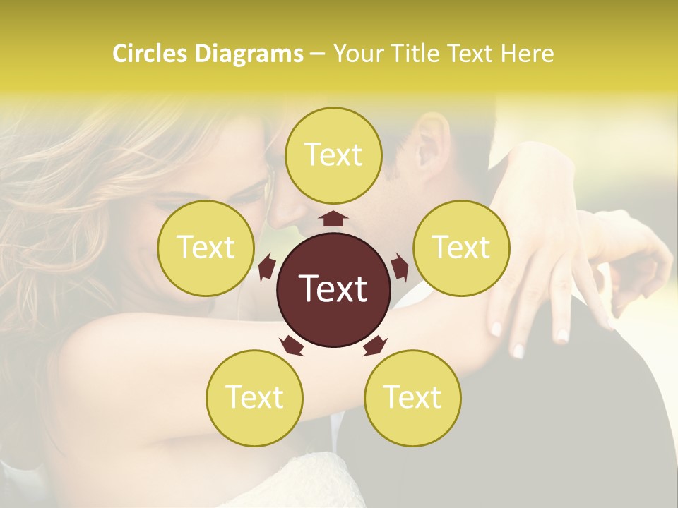 Young Close Wedding PowerPoint Template